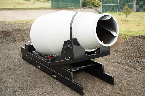 skid steer mixer cement|skid steer mounted concrete mixer.